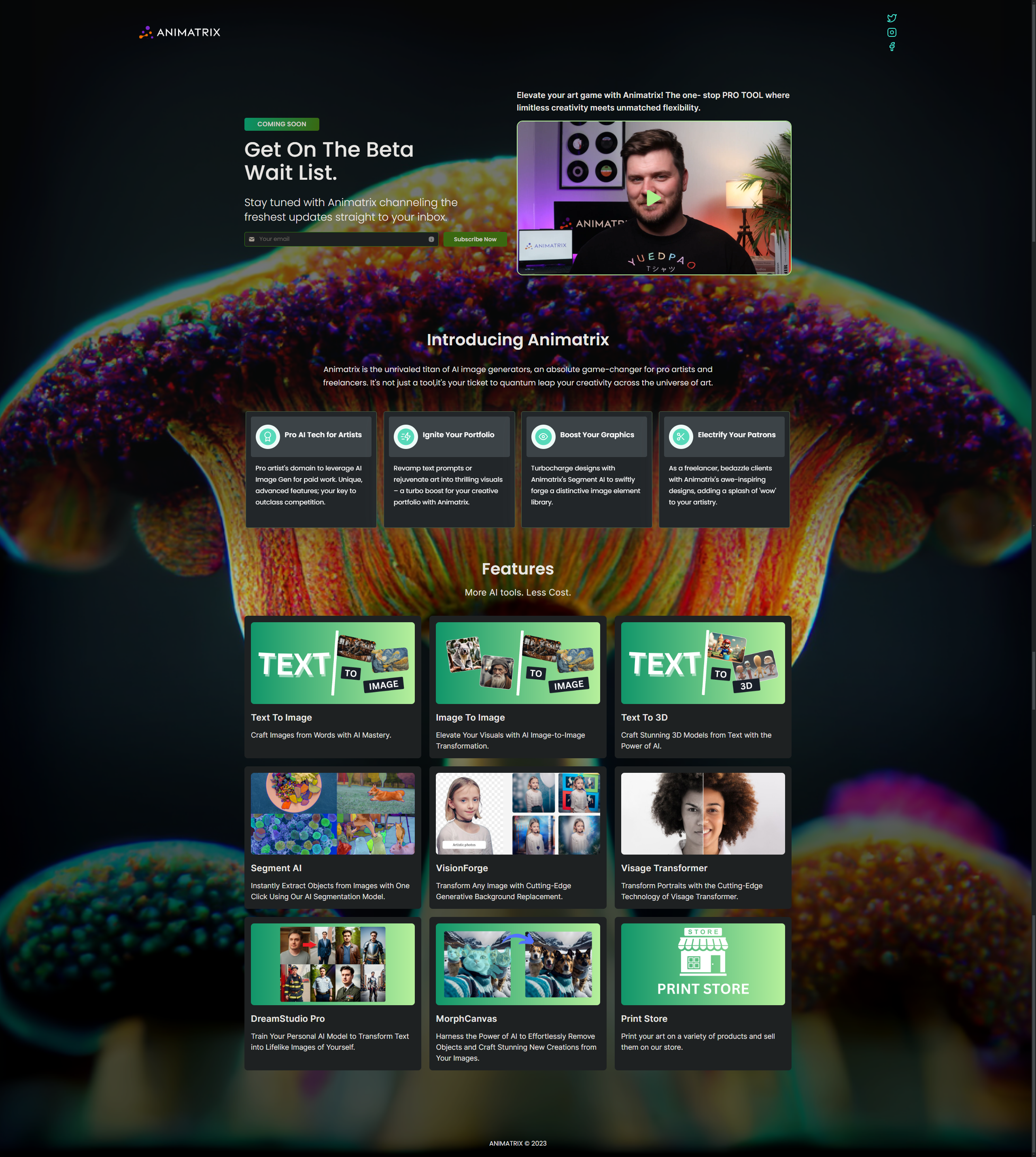 Animatrix AI Image Generation
